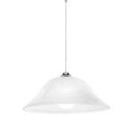 ΦΩΤΙΣΤΙΚΟ ΚΡΕΜΑΣΤΟ PREGO 1/Φ Ε27 Φ30 ΧΡΩΜΙΟ ΑΛΑΒΑΣΤΡ.ΛΕΥΚΟ ΓΥΑΛΙ