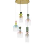 Κρεμαστό Φωτιστικό Οροφής Multicolor MURANO 9009238 Nova Luce