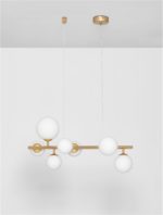 ΜΟΝΤΕΡΝΟ ΦΩΤΙΣΤΙΚΟ ΟΡΟΦΗΣ ΡΑΓΑ ODILLIA ΧΡΥΣΟ 9028858 Nova Luce