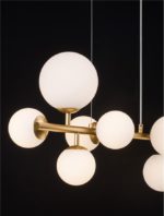 ΜΟΝΤΕΡΝΟ ΦΩΤΙΣΤΙΚΟ ΟΡΟΦΗΣ ΡΑΓΑ ODILLIA ΧΡΥΣΟ 9028858 Nova Luce - Image 2