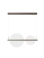 Φωτιστικό Κρεμαστό LED 42W 3000K Καφέ Noah 9054449 NOVA LUCE