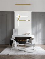 Φωτιστικό οροφής κρεμαστό γραμμικό led χρυσό NEUTRON 9054453 Nova Luce - Image 2