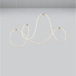 Κρεμαστό Φωτιστικό Οροφής CERELIA Χρυσό 9082093 Nova Luce