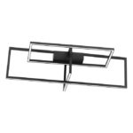 Φωτιστικό Οροφής Εσωτερικού Χώρου με LED Πλακέτα Αλουμινίου Μαύρο Ματ Clea 9086023 Nova Luce