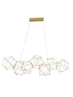 Κρεμαστό Φωτιστικό LED με πλέγμα χρυσό NEBULA 9186807 Nova Luce