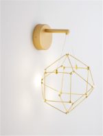 Απλίκα χαλκός & χρυσό μέταλλο NEBULA 9186903 Nova Luce - Image 3