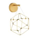 Απλίκα χαλκός & χρυσό μέταλλο NEBULA 9186903 Nova Luce