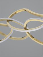 Κρεμαστό Φωτιστικό LED Χρυσό Girish 9248111 Nova Luce - Image 3