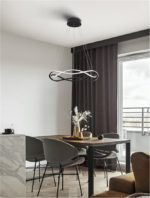 ΦΩΤΙΣΤΙΚΟ LED BLACK ALUMINΙUM - ACRYLIC 3000K NOVA LUCE - Image 2