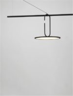 Κρεμαστό Φωτιστικό Οροφής LED 22W Μαύρο LED Driver GEA 9501209 Nova Luce - Image 3