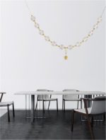 Κρεμαστό Φωτιστικό Οροφής BRILLANTE 9695200 με κρύσταλλα χρυσό NOVA LUCE - Image 2