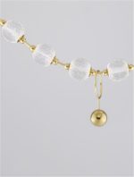 Κρεμαστό Φωτιστικό Οροφής BRILLANTE 9695200 με κρύσταλλα χρυσό NOVA LUCE - Image 3