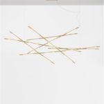 Φωτιστικό Κρεμαστό LED Χρυσό Ματ Raccio 9695215 Nova Luce