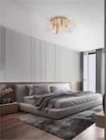 GATLIN Φωτιστικό οροφής πλαφονιέρα led χρυσό ματ GATLIN 9756713 NOVA LUCE - Image 2