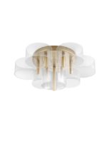 GATLIN Φωτιστικό οροφής πλαφονιέρα led χρυσό ματ GATLIN 9756713 NOVA LUCE