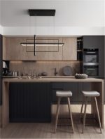 Κρεμαστό Φωτιστικό Οροφής Led 59W CLEA Μαύρο ( περιλαμβάνει χειριστήριο για αλλαγή χρώματος & αυξομείωση φωτεινότητας) Nova Luce - Image 2