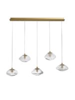 Φωτιστικό Κρεμαστό Γραμμικό King Led Χρυσό 9006050 Nova Luce