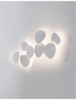 Απλίκα γύψινο φωτιστικό Τοίχου LED CRONUS 9084081 Nova Luce - Image 4