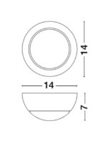 Απλίκα ODIN LED Mαύρη 910162 Nova Luce - Image 5