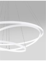 Φωτιστικό οροφής κρεμαστό led λευκό DEA 17222001 Nova Luce - Image 3