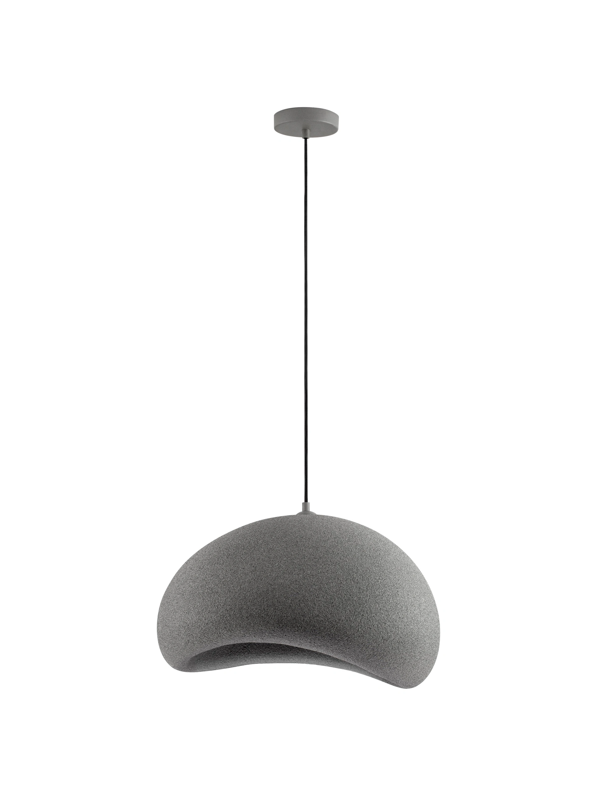 9002673_2 Κρεμαστό φωτιστικό οροφής AERE led E27 12W polyrethane & resin καφέ 9002674 Nova Luce - Image 1