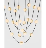 Κρεμαστό Φωτιστικό Οροφής LED 102W Μαύρο-Χρυσό Dimmable Alcinoe 9520019 Nova Luce - Image 4