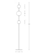 LED ΕΠΙΔΑΠΕΔΙΟ ΦΩΤΙΣΤΙΚΟ 12W 3000K ΟΠΑΛ ΓΥΑΛΙ - ΜΑΥΡΗ ΜΕΤΑΛΛΙΚΗ ΒΑΣΗ 20135 ZAMBELIS - Image 4
