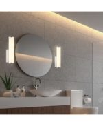 ΕΠΙΤΟΙΧΙΟ ΦΩΤΙΣΤΙΚΟ LED ΜΠΑΝΙΟΥ 7W 3000K ΜΕ ΦΙΝΙΡΙΣΜΑ ΧΡΩΜΙΟΥ 22087 ZAMBELIS - Image 2