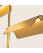 ΦΩΤΙΣΤΙΚΟ ΔΑΠΕΔΟΥ LED 12W 3000K ΧΡΥΣΟ ΚΙΝΟΥΜΕΝΟΙ ΑΝΑΚΛΑΣΤΗΡΕΣ STEP DIMMING 25194 ZAMBELIS - Image 3