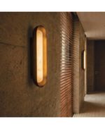 WALL LED LIGHT 12W 3000K BRUSHED COFFEE BRONZE-NATURAL ALABASTER 2652 ZAMBELIS - Image 3