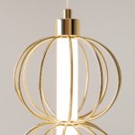 Κρεμαστό φωτιστικό Golden Cage 3000K 17W MOD216PL-L10G3K MAYTONI - Image 4
