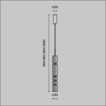 Κρεμαστό φωτιστικό Ordo 3000K 8W MOD272PL-L12CH3K MAYTONI - Image 6