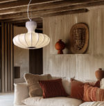 Φωτιστικό Οροφής Κρεμαστό 11W E27 1xMax 5W 3000K 582lm 40x190cm White Bola 4334400 Viokef - Image 2