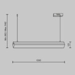 Κρεμαστό φωτιστικό Petra 3000K 35W MOD250PL-L36BS3K MAYTONI - Image 9