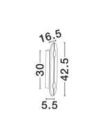 LED Απλίκα Τοίχου AIDER 19W Χρυσό με Αλάβαστρο Nova Luce 9019744 - Image 7