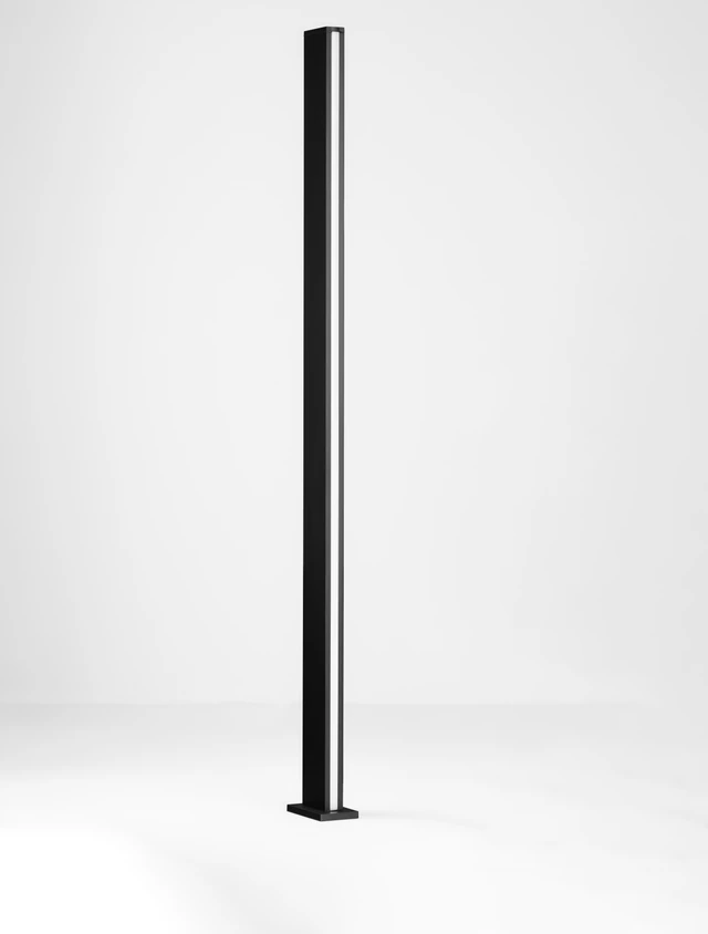 9030856_3 Επιδαπέδιο Φωτιστικό Κολονάκι1,2m LED 22W Μαύρο IP54 Sasso 9030855 Nova Luce - Image 1