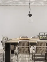 Κρεμαστό Φωτιστικό Οροφής E27 Εξωτερικού Χώρου OMIKA 9060197 Nova Luce - Image 3