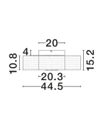 Φωτιστικό Οροφής Χρυσό GATLIN 9756711 Nova Luce - Image 6