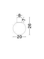 Φωτιστικό Οροφής Εξωτερικού χώρου Spix 9971453 Nova Luce - Image 7