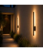 ΕΠΙΤΟΙΧΙΟ LED ΦΩΤΙΣΤΙΚΟ ΕΞΩΤΕΡΙΚΟΥ ΧΩΡΟΥ 12W 2700K ΜΑΥΡΟ ΣΑΓΡΕ ΑΛΟΥΜΙΝΙΟ E287-27 ZAMBELIS - Image 2