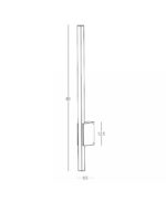 ΕΠΙΤΟΙΧΙΟ LED ΦΩΤΙΣΤΙΚΟ ΕΞΩΤΕΡΙΚΟΥ ΧΩΡΟΥ 12W 2700K ΜΑΥΡΟ ΣΑΓΡΕ ΑΛΟΥΜΙΝΙΟ E287-27 ZAMBELIS - Image 4