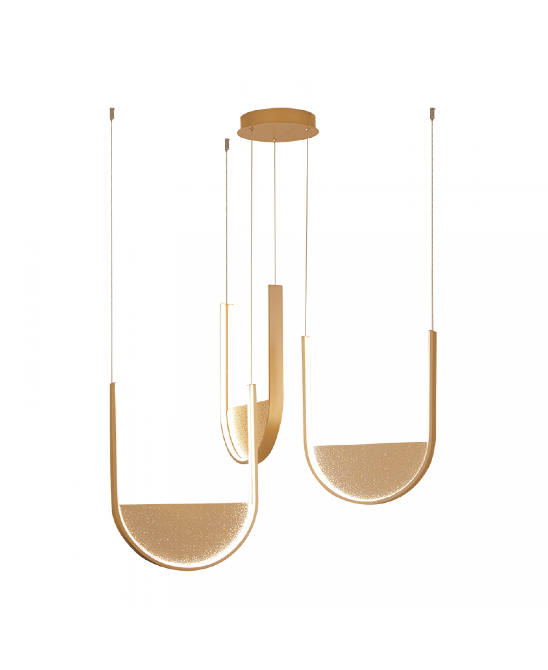 zambelis-lights-pendant-decorative-luminary-led-3000k-4000k-aluminum-gold-mat-glass-champagne- triac-dimmabe-23169-1800x2200w ΚΡΕΜΑΣΤΟ ΦΩΤΙΣΤΙΚΟ LED ΕΣΩΤΕΡΙΚΟΥ ΧΩΡΟΥ 54W 3000K,4000K ΧΡΥΣΟ ΑΛΟΥΜΙΝΙΟ ΜΕ ΣΑΜΠΑΝΙΖΕ ΓΥΑΛΙ 23169 ZAMBELIS - Image 1
