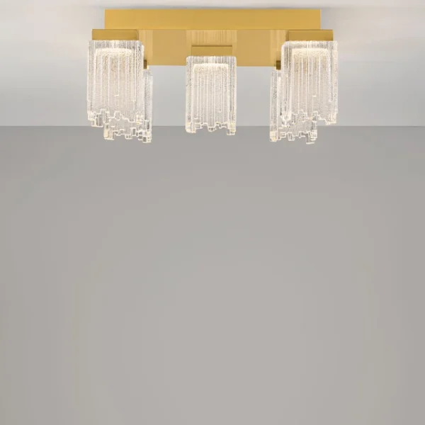 Φωτιστικό οροφής Vance Ορείχαλκος Χρυσός 9214266 Nova Luce