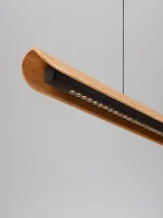 Κρεμαστό φωτιστικό BRIANNE Led 3000K Δρυς 9190320 Nova Luce - Image 5