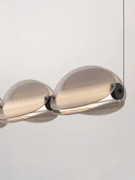Κρεμαστό φωτιστικό NOIR Led 3000K Μαύρο & Smokey 9416982 Nova Luce - Image 5