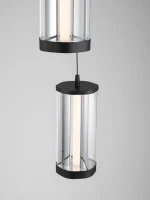 Κρεμαστό φωτιστικό CODY Μαύρο & Διάφανο 9214273 Led 3000K Nova Luce - Image 5