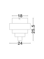 Φωτιστικό οροφής Led 3000K MINDY 9190307 Nova Luce - Image 6